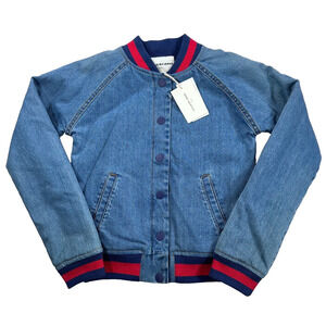 It's In My Jeans Kids Size 11 Cali Blue Denim Snap Jacket New